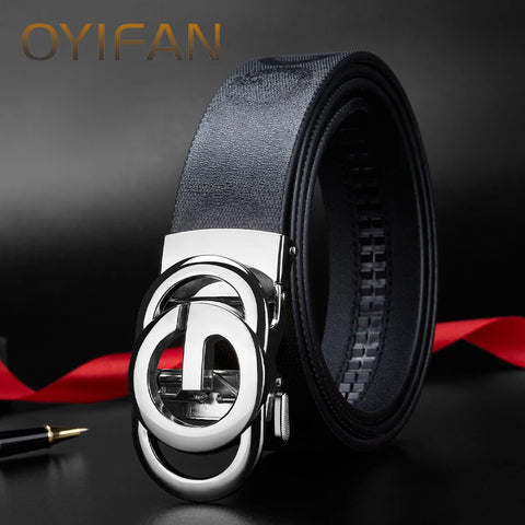 Luxury Men’s Belt – Automatic Buckle Business & Casual Style