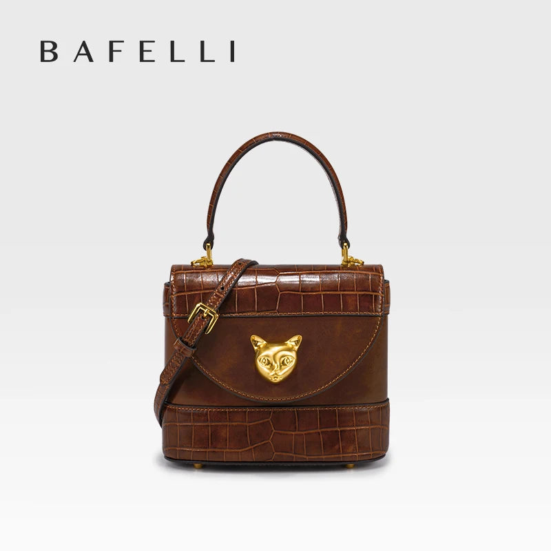 BAFELLI 2025 Luxury Leather Handbag for Women