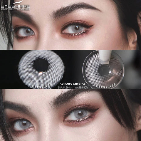 EYESHARE 2pcs Natural Color Contact Lenses - SIAM Blue & Green
