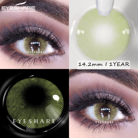 EYESHARE Aurora Blue Green Colored Contact Lenses
