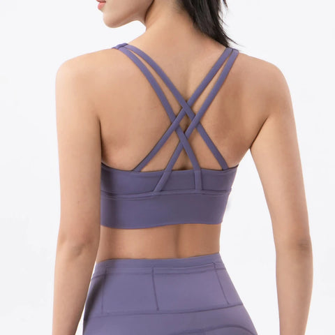 SOISOU Dames Cropped Bralette - Ademende sportbeha in 25 kleuren