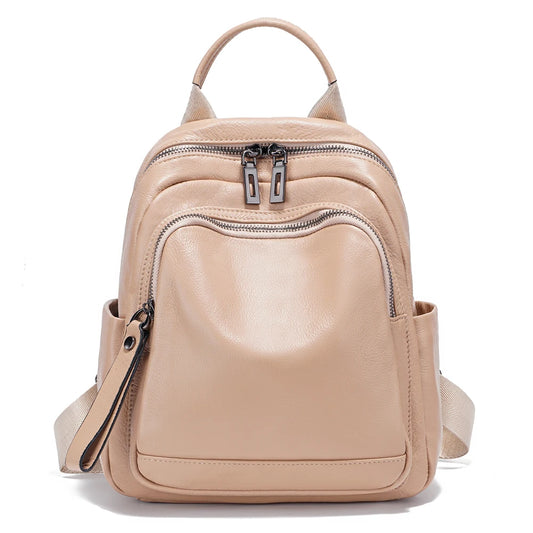 Zency 100% Genuine Leather Stylish Backpack for Women