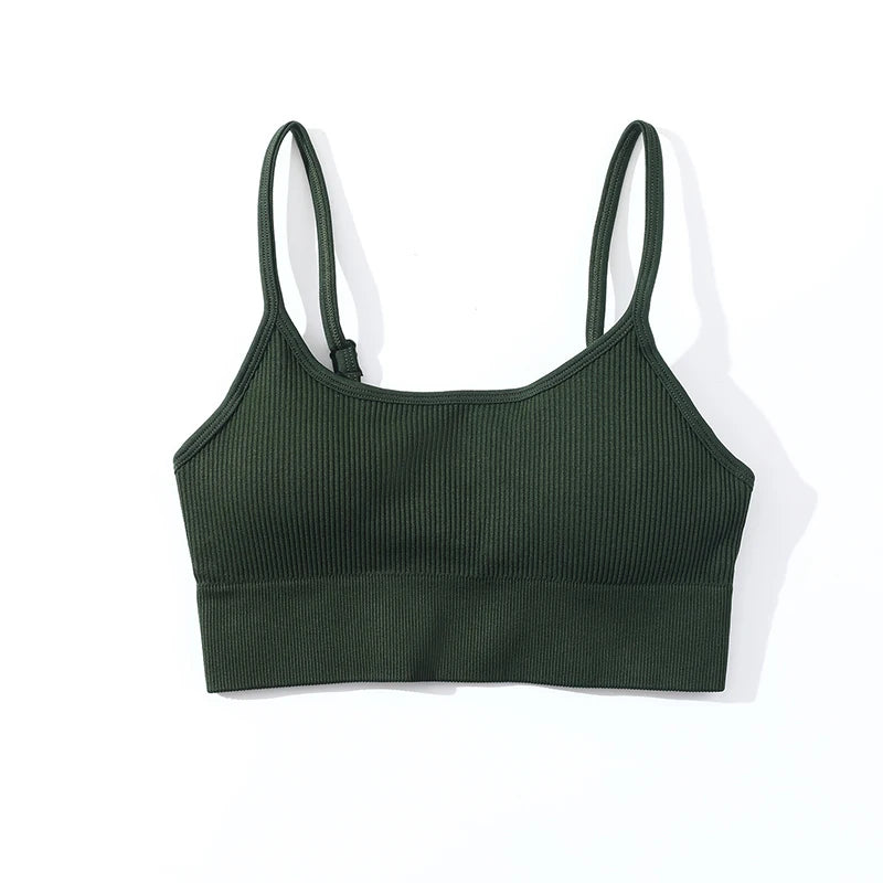 SOISOU Nieuwe Yoga BH Top voor Dames - Ademende Sport BH