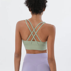 SOISOU Women's Cropped Bralette - Breathable Sports Bra in 25 Colors