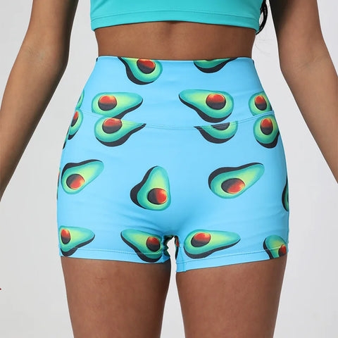 SOISOU Printed Beach Shorts for Women - High Waist, Breathable & Stylish