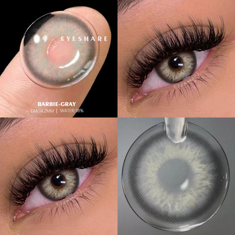 EYESHARE Myopia Colored Contact Lenses - Fashion Gray