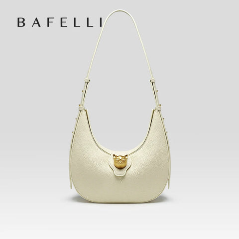BAFELLI 2025 Women's Luxury Genuine Leather Cat Fashion Handbag