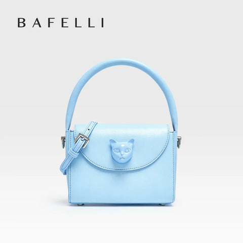 BAFELLI Women's 2025 Small Leather Handbags - Luxury Cat Crossbody