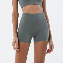 SOISOU Women's High Waist Nylon Gym Shorts