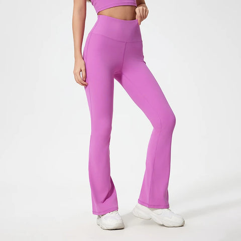 Nepoagym 31" dames flare legging met buikcorrectie