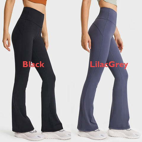 Nepoagym 31" dames flare legging met buikcorrectie