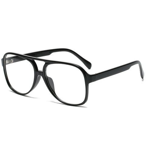Retro ovale pilotenzonnebril – zwart, blauw, luipaard en geel UV400 unisex strandzonnebril