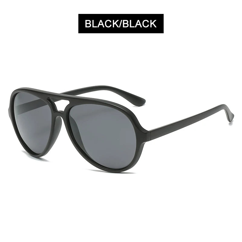 Klassieke piloten gepolariseerde zonnebril - Retro kleine pilotenbril UV400 unisex rijzonnebril