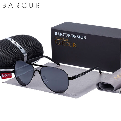 BARCUR Classic Pilot gepolariseerde zonnebril – UV400 unisex pilotenzonnebril