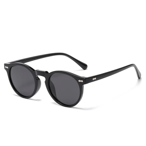 Retro kleine ronde gepolariseerde zonnebril - Vintage UV400 unisex rijzonnebril