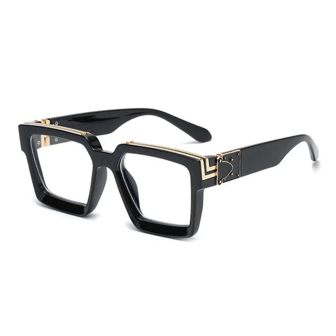 SHAUNA Retro Square Sunglasses – Candy-Color Silver Mirror UV400 Unisex Summer Shades