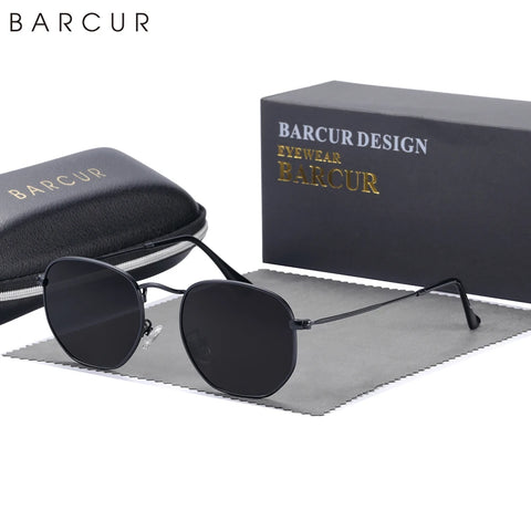 BARCUR Klassieke Vierkante Gepolariseerde Zonnebril – Lichtgewicht UV400 Unisex Bril