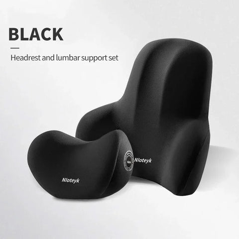 Car Memory Foam Neck and Lumbar Support Cushion