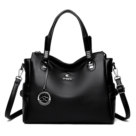Luxury Soft Leather Shoulder Bag for Women