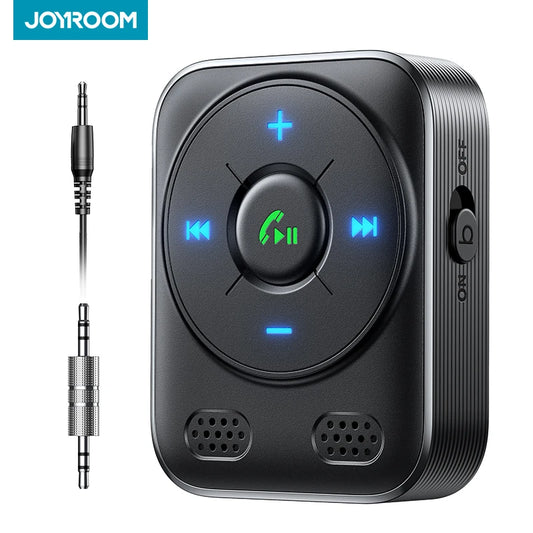 Joyroom Bluetooth 5.4 Car Adapter with Dual Mics & Noise Cancellation for Superior Audio Experience