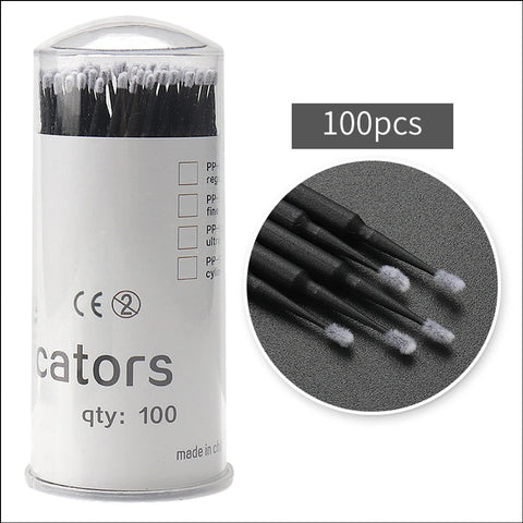 AILEISHI 100PCS Eyelash Extension Cleaning Swabs