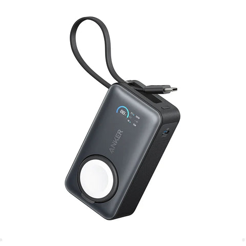 Anker MagGo 10000mAh Power Bank – Apple Watch Certified with USB-C Cable, 35W