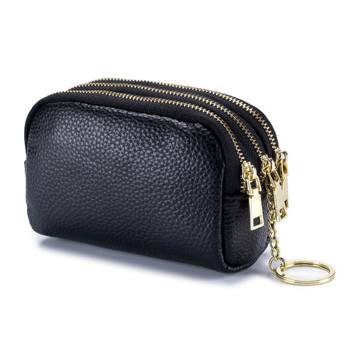 Zency Genuine Leather Multicolor Mini Wallet for Women