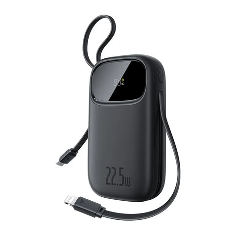 Baseus Power+ 22.5W Power Bank – 10000mAh/20000mAh with Retractable Cables