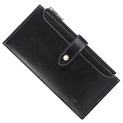 Zency Genuine Leather Wallet Card Case for Women