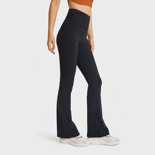 Nepoagym 31" dames flare legging met buikcorrectie