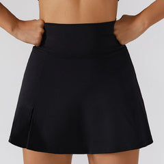 Summer Slit Yoga Sports Skirt – Comfortable High-Quality Skort for Fitness & Outdoor Riding