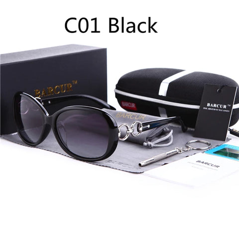 BARCUR Vintage Polarized Sunglasses – Designer Unisex Eyewear