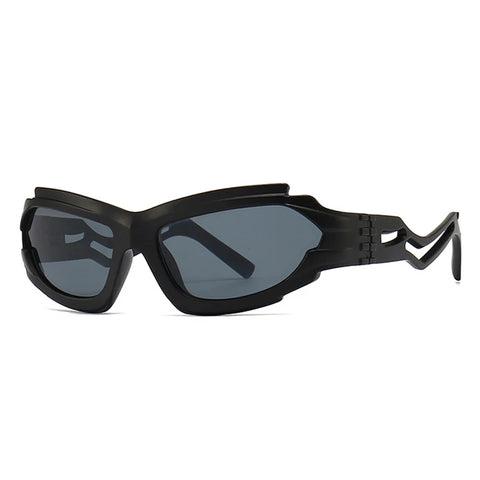 SHAUNA Irregular Cat-Eye Sunglasses – Unique Hollow-Leg UV400 Unisex Luxury Shades