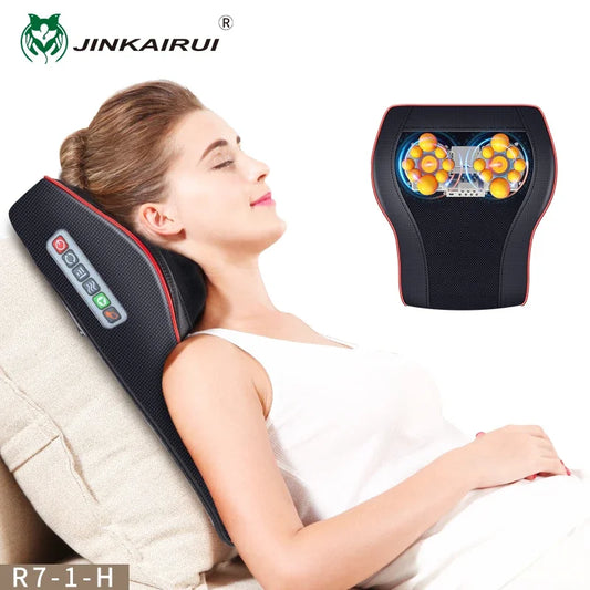 Electric Shiatsu Neck Massager with Heat and Vibration