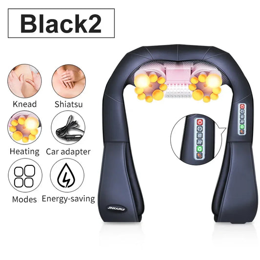 JinKaiRui U Shape Shiatsu Massager with Gift Box
