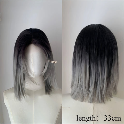Ashley Sweet Short Bob Wig - Pink Blonde Lace Front Cosplay