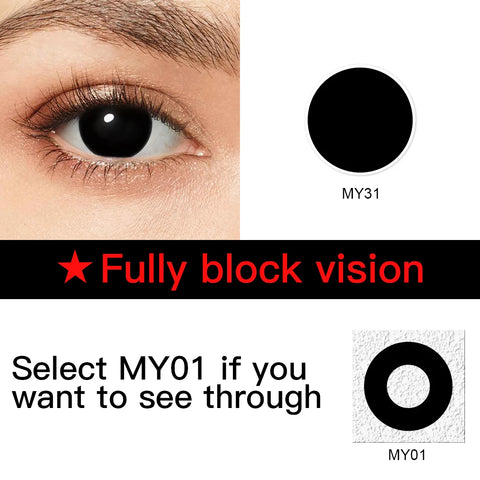 Anime Cosplay Mangekyou Sharingan Contact Lenses
