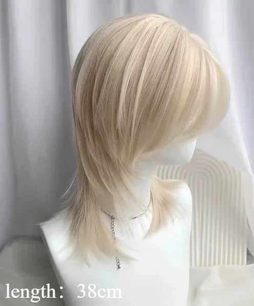 Ashley Sweet Short Bob Wig - Pink Blonde Lace Front Cosplay