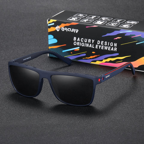 BARCUR Original Square Sports Polarized Zonnebril – UV400 Unisex Brillen voor Rijden en Buitenshuis