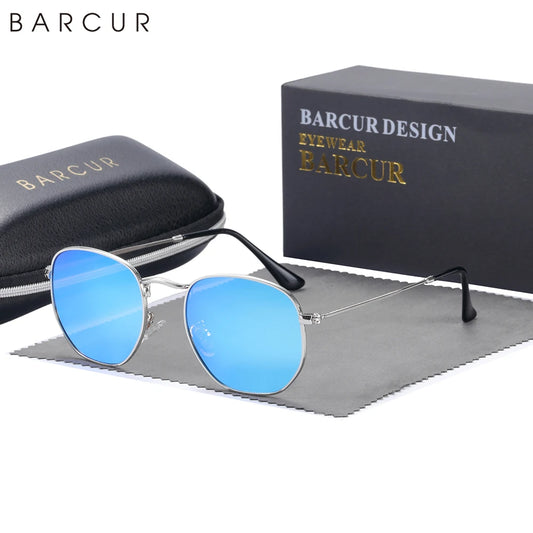 BARCUR Klassieke Vierkante Gepolariseerde Zonnebril – Lichtgewicht UV400 Unisex Bril