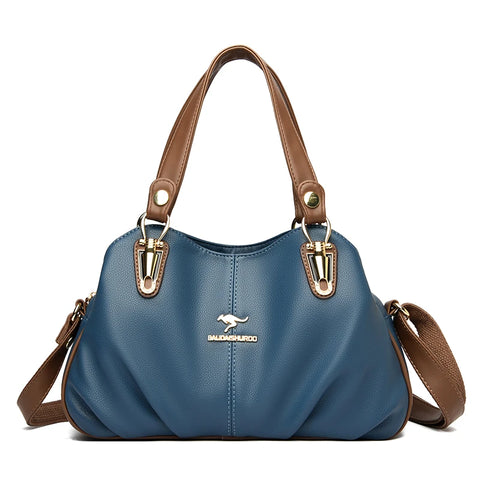 Luxury Retro Leather Crossbody Handbag for Women 2023