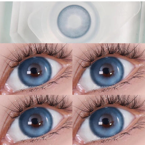 Bio-essence 1 Pair Natural Brown Colored Contact Lenses