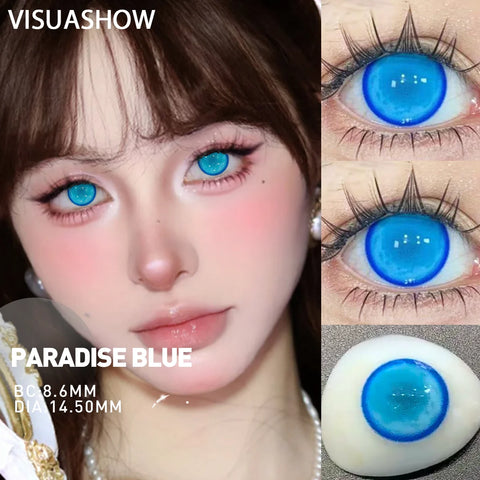 VISUASHOW Anime Cosplay Paradise Color Contact Lenses