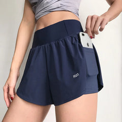 SOISOU Gym Yoga Women's Cycling Shorts Tight Skirt
