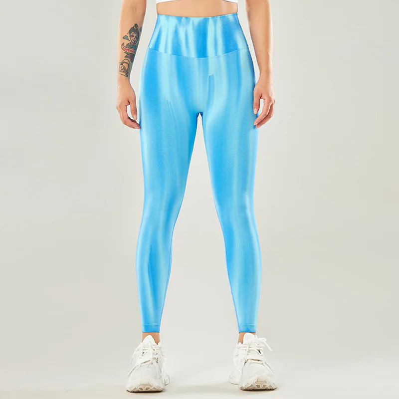 SOISOU Tie-dye naadloze leggings voor dames - Stijlvol comfort voor elke training