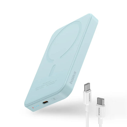 Baseus Core 5000mAh Magnetic Power Bank – Mini Wireless & 20W Wired Fast-Charge