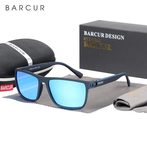 BARCUR TR90 gepolariseerde sportzonnebril – lichtgewicht UV400 unisex zonnebril voor vissen en reizen