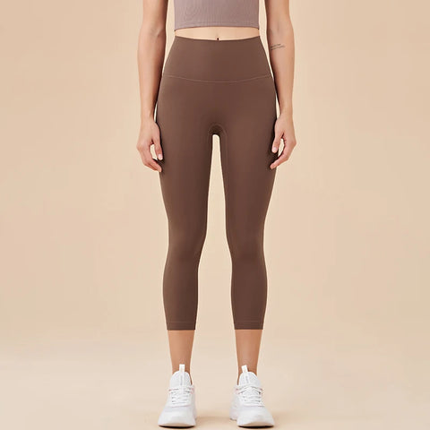SOISOU Dames Yoga Capri Broek met Hoge Taille - 13 Levendige Kleuren