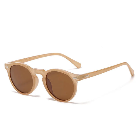 Retro kleine ronde gepolariseerde zonnebril - Vintage UV400 unisex rijzonnebril