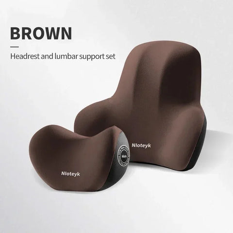 Car Memory Foam Neck and Lumbar Support Cushion
